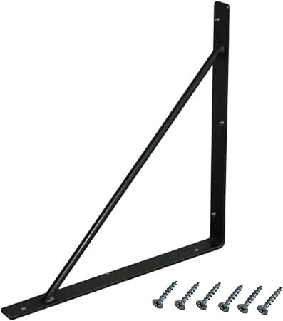 Amazon 棚受け金具 棚受け アイアン アンティーク Lサイズ スリム ストレートタイプ アイアンバー ブラケット 棚 Diy L字金具 黒 おしゃれ 木枠屋オリジナル Diy 工具 ガーデン