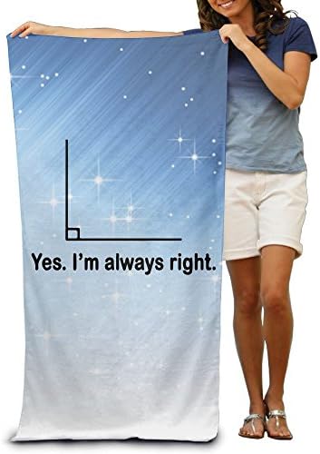 ShanxianP Geometry Right Angle Soft Absorbent Beach Towel Pool Towel 3050