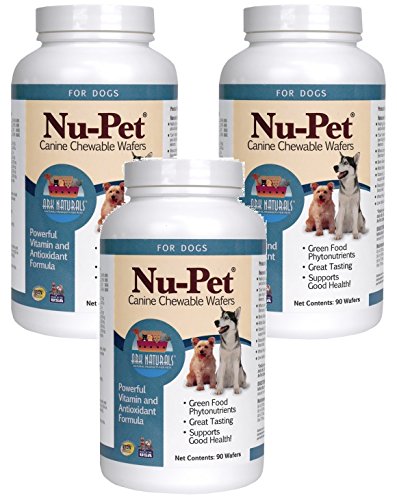 Ark Naturals Nu-Pet Canine Chewable Wafers - 270 Wafers (3 Bottles - 90 per Bottle) by Ark Lighting