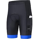 ARSUXEO 4D Padded Bike Shorts for Men Cycling Shorts with Phone Pockets Bicycle Biking Shorts