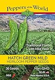 Hatch Green Mild Chile - 30 Seeds - NM-64 - Non-GMO