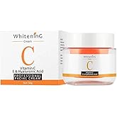 Vitamin C Face Cream, Cream Face For Fine Lines & Tightening Skin Wrinkles, Antioxidant Firming Cream – Anti-Aging Moisturizer with Hyaluronic Acid & Vitamin C 1.7 fl oz