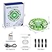 EACHINE UFO Flying Ball Drone for Kids, E111 Hand Operated Induction Levitation UFO Mini Drone Easy Play Indoor and Outdoor Scoot Hover Drone Helicopter Toy for Boys and Girls（2Pcs Batteries） (Green)