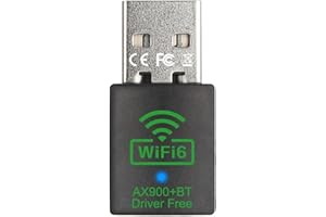 Gorilley 900Mbps USB WiFi Bluetooth Adapter 2 in 1 Dual Band 2.4G/5GHz Wi-Fi Dongle Wireless Network Card Receiver PC Laptop
