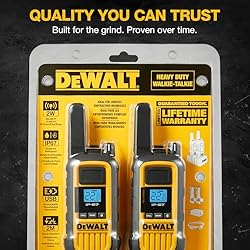 DEWALT DXFRS800 FRS Walkie Talkies Long Range 2 Way