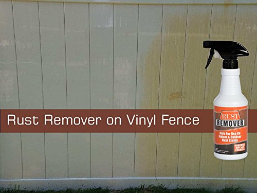 Rust Remover Pint (16 ounces) - Safely and Easily Takes Out Rust and Iron Stains from Sinks, Dish Washers, Tile, Tubs, Siding, Concrete and Fences