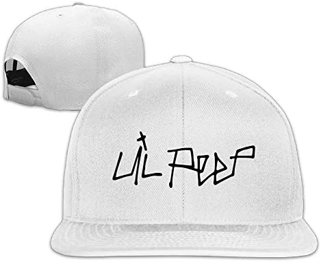 YZH LIL Peep Adjustable Cap Baseball Hats White