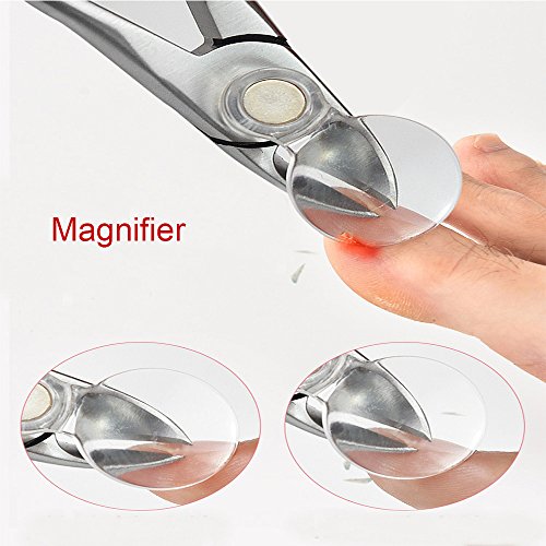 YUOIOYU Toenail Nail Clippers for Thick or Ingrown Toenails,Stainless Steel Nail Nipper - Thumbnail 4