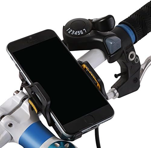 Winfa Bike Phone Mount Bicycle Holder, Universal Cradle Clamp for Smartphone GPS or other Devices Inch 4.2-6 phone