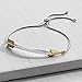 Silpada 'Curved Arrow' Bolo Chain Bracelet in Sterling Silver & Brass, 9