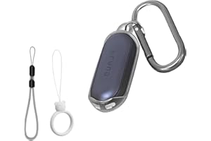 YANMONGI for PLAUD NotePin AI Voice Recorder Case Cover,Clear Soft TPU Protective Case Cover with Keychain & Lanyard,Full Protective Case -Transparent