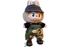 BLADOPIA Labubu Clothes Compatitable with Labubu, Clothes for Labubu Dolls, Labubu Outfits, Cute Labubu Clothing and Accessories Set (No Shoes) (LBB-3 - No Shoes)