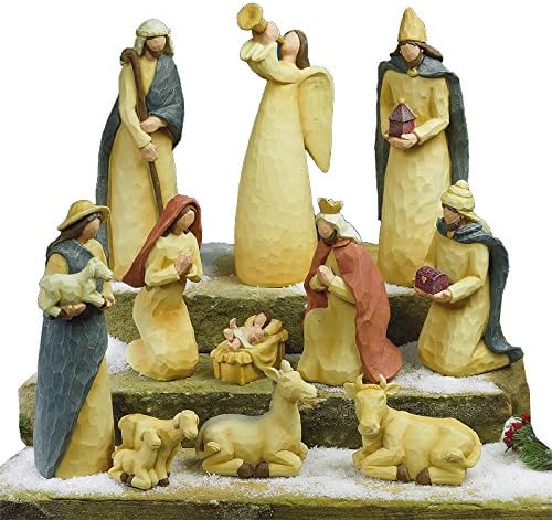 Nativity Set, 11 Piece Paperback – July 15, 2015