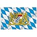 Anley Fly Breeze 3x5 Foot Bavaria with Lions Flag - Vivid Color and UV Fade Resistant - Canvas Header and Double Stitched - Bavarian Lion Crest Flags Polyester with Brass Grommets 3 X 5 Ft