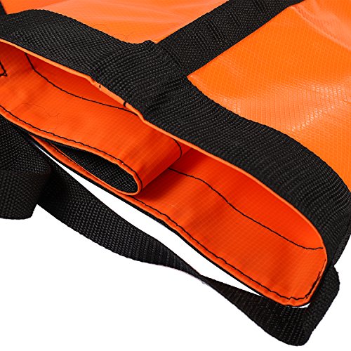 MOOCY 53Inch Drift Sock Sea Anchor Drogue, High Visibility Orange Sea