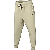 Nike Tech Men's Fleece Joggers (HV0959-234, Light Khaki/Black) Size Medium