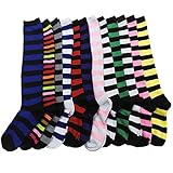RSG Hosiery Knee High Socks For Teens & Women Solids/Patterns (Assorted Colors)