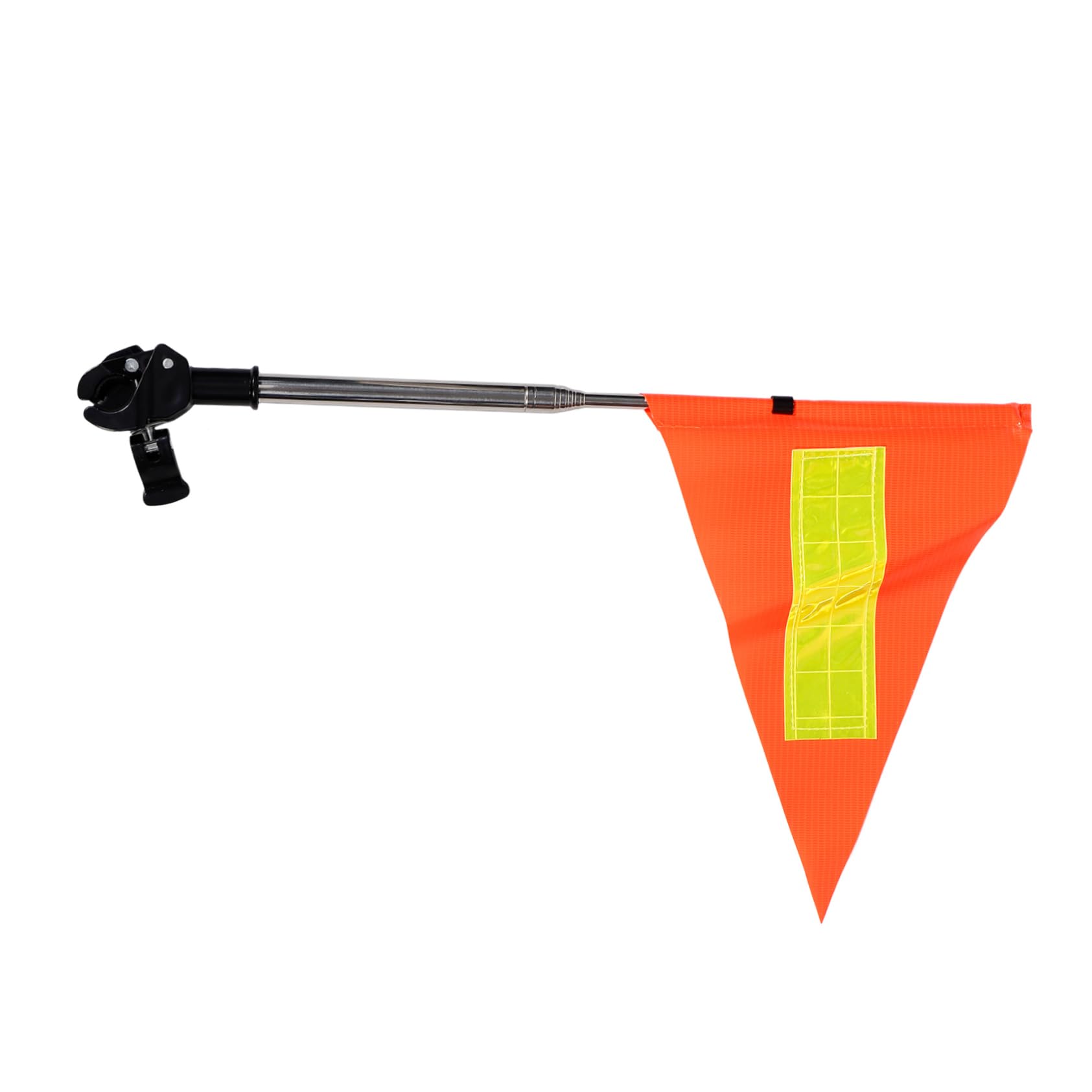 Mobestech Golf Cart Flag Bicycle Safety Flag Telescopic Pole Bike Bicycle Wheelchairs Golf Cart Telescopic Accessories Pvc