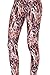 QZUnique Women's Classic Retro Printed Pattern Ankle Length Elastic Tights Leggings