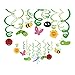 CC HOME Summer Spring Insects Party Decoration,Spring Summer Sunflower Hanging Swirl Decorations for Home,Classroom, Ceiling Wall Decor ,Holiday ,Graduation,Girl,Boys Baby Shower,Birthday Party ,Hawaiian Decoration Supplies 30PC