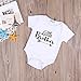 Newborn Baby Boy Girl Romper Tops Shirt Sister & Brother Outfits Set Clothes (0-6 Months, Little Brother)