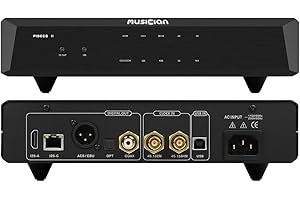 AOSHIDA MUSICIAN Pisces II HiFi Digital Interface STM32F446 DSD512/PCM768KHz USB Interface USB/Clock Input AES/EBU/I2S/Optical/Coaxial Output DDC with Digital Isolation(Black)