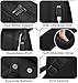 HFSX Vintage College Laptop Backpack for Women & Men - with USB Charging Port (Black, Fits 15.6 inch Notebook)