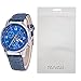 Bessky Luxury Fashion Crocodile Faux Leather Mens Analog Watch Watches