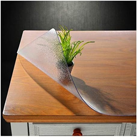 Clear Nightstand Mat Multi Size Pad Pvc Vinyl Top Protector For Rectangle Desk Wood Table Cover For Dining Table Heavy Duty Tablecloth Size 85 135cm Amazon Co Uk Kitchen Home