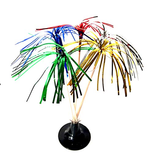 SFYDOM Cocktail Picks Firework Party Picks SFYDOM 400 PCS Firework Cake Toppers, Sandwich & Cocktail Picks, Toothpicks for Cakes Decoration, Party Supplies, Christmas Decoration.