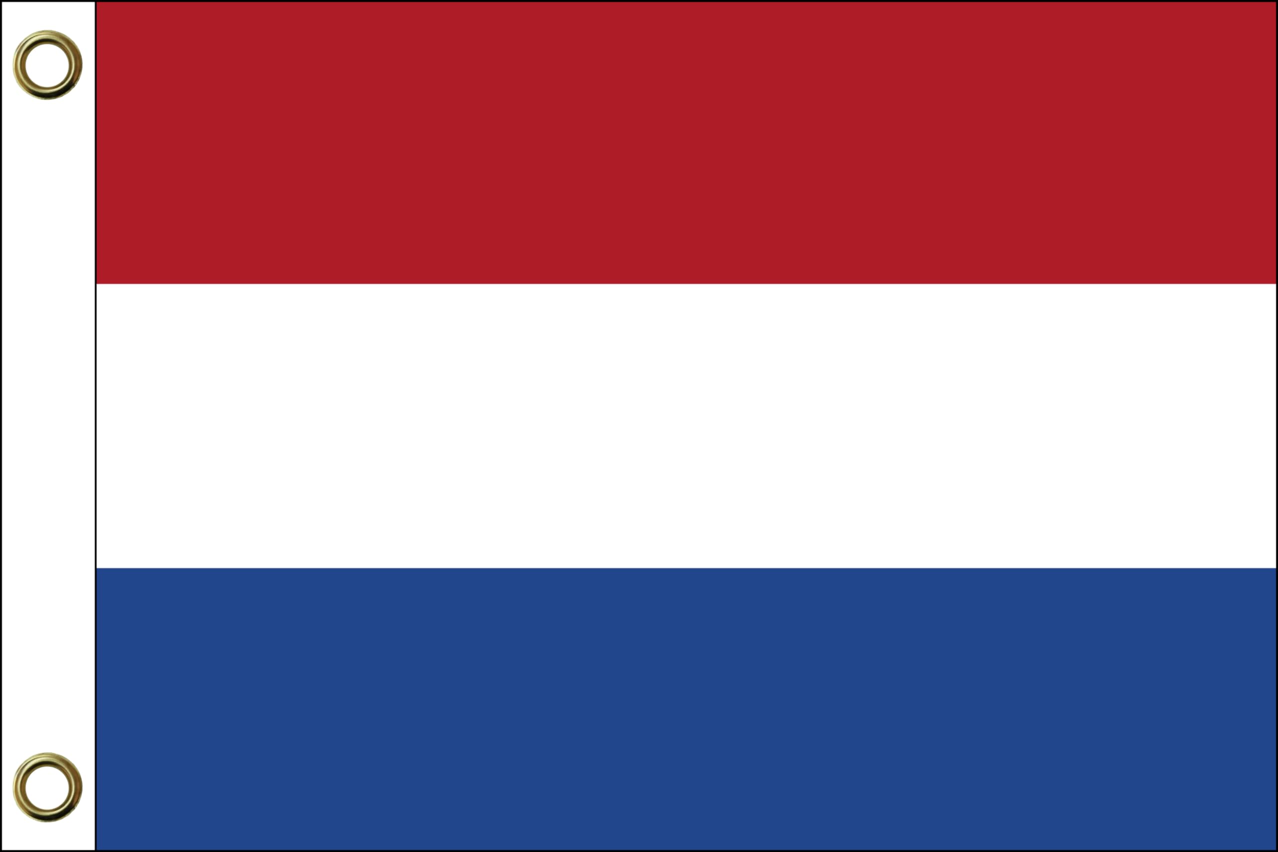 Netherlands flag, 150 cm x 90 cm / 90 x 150 cm, weatherproof and durable, polyester with two eyelets