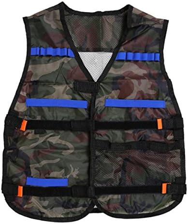Jacklook Tactical Vest Adjustable Kit Nerf N-strike Elite Games Comouflage