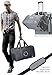 All Soul Great Gym Bag Duffel Gym Bag Charcoal Grey Weekender Duffel Bag with Shoe Compartment | For Men/Women/Boys/Girls/Workout/Crossfit/Sport/Gym/Travel/Fitness/Yoga/Athletes/Office
