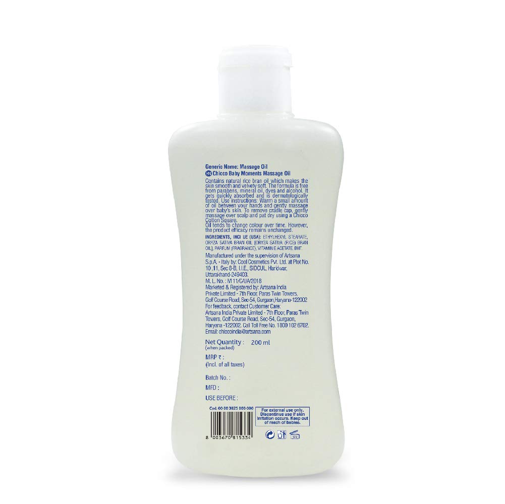 chicco baby oil price