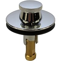 DANCO Lift and Turn Tub and Bath Drain Stopper, Chrome (88599)
