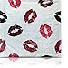 25 Pack 6x10 Pink Lips Kisses Poly Bubble Mailers Padded Shipping Envelopes Bags with Custom Designer Printed Boutique Pattern and Self Seal Adhesive Strip - Large Heavy Duty Waterproof Bulk Combo