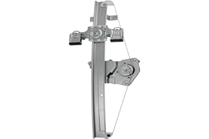 SONTIAN 741-389 Rear Right Passenger Side Window Regulator W/Motor Fit 2007-2013 Chevy Silverado/GMC Sierra 1500 2500HD 3500HD, Extended Cab Pickup