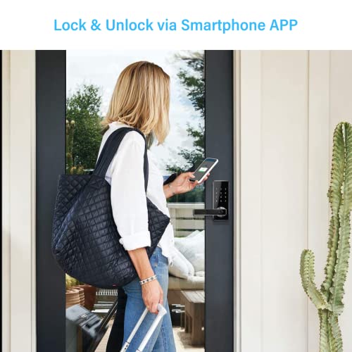 Tiffane Smart Lever Door Lock with Keypad Fingerprint Door Lock Keyless