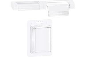 25 PCS Clear Plastic Clamshell Package Box Storage Container 4.8 x 3.5 x 1.2 Inches Plastic Containers with Lids Small Bliste