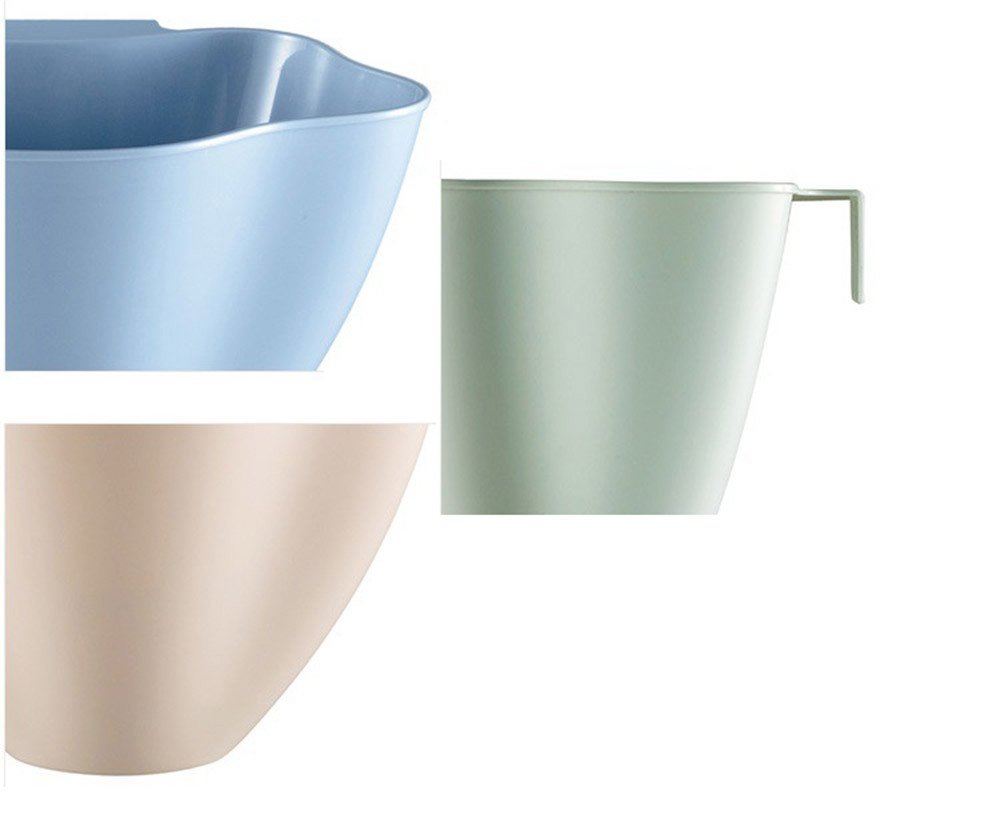 MulisY Vassoietto per Rifiuti da Cucina, Cestino da Appendere Secchio,Raccolta per Rifiuti di Cucina Contenitore per Rifiuti Pattumiera Raccoglitore per Cucina,Ufficio,Camera da Letto (Grigio)