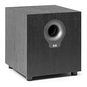 ELAC DEBUT S10.2 subwoofer zwart decor