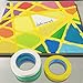 Colored Masking Tape for Kids Arts Crafts, 12 Pack 0.94 inch X 54 YDs Writable General Purpose Masking Tape - Great for Labeling, Painting, Packing and More. Adhesive Leaves No Residue by KIWIHUB