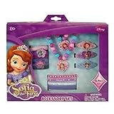 Disney Princess Sofia the First Girls 15 Piece Jewelry and Hair Accessory Box Gift Set