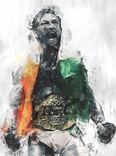 Modern Digital Designs Conor McGregor Featherweight Champion Poster (18 x 24)