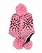 EPYA Women's Warm Knitted Beanie Beret Earflap Hat Ski Cap with Poms