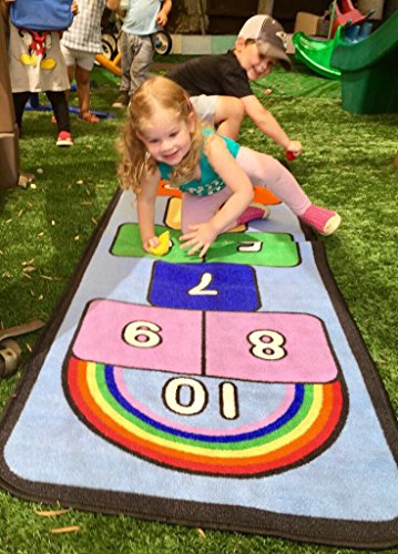 Learning Carpets Pastel Rainbow Hop LC 199 - Thumbnail 5