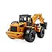 Huina 2.4Ghz Radio Control Alloy 6 Channel 4 Wheel Excavator Remote Control High Simulation Truck