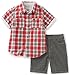 Calvin Klein Boys' Boys 2 Pieces Shirt Short Set - Printed