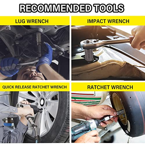 TOPEC 5Piece Spiral Type Deep Extractor Set, Spark Plug Easyout Set, for Removing Deeply