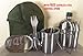 G.I. Style Stainless Steel 1qt. Canteen with Cup and Vented LID with Surplus G.I. Issue Canteen Cover.